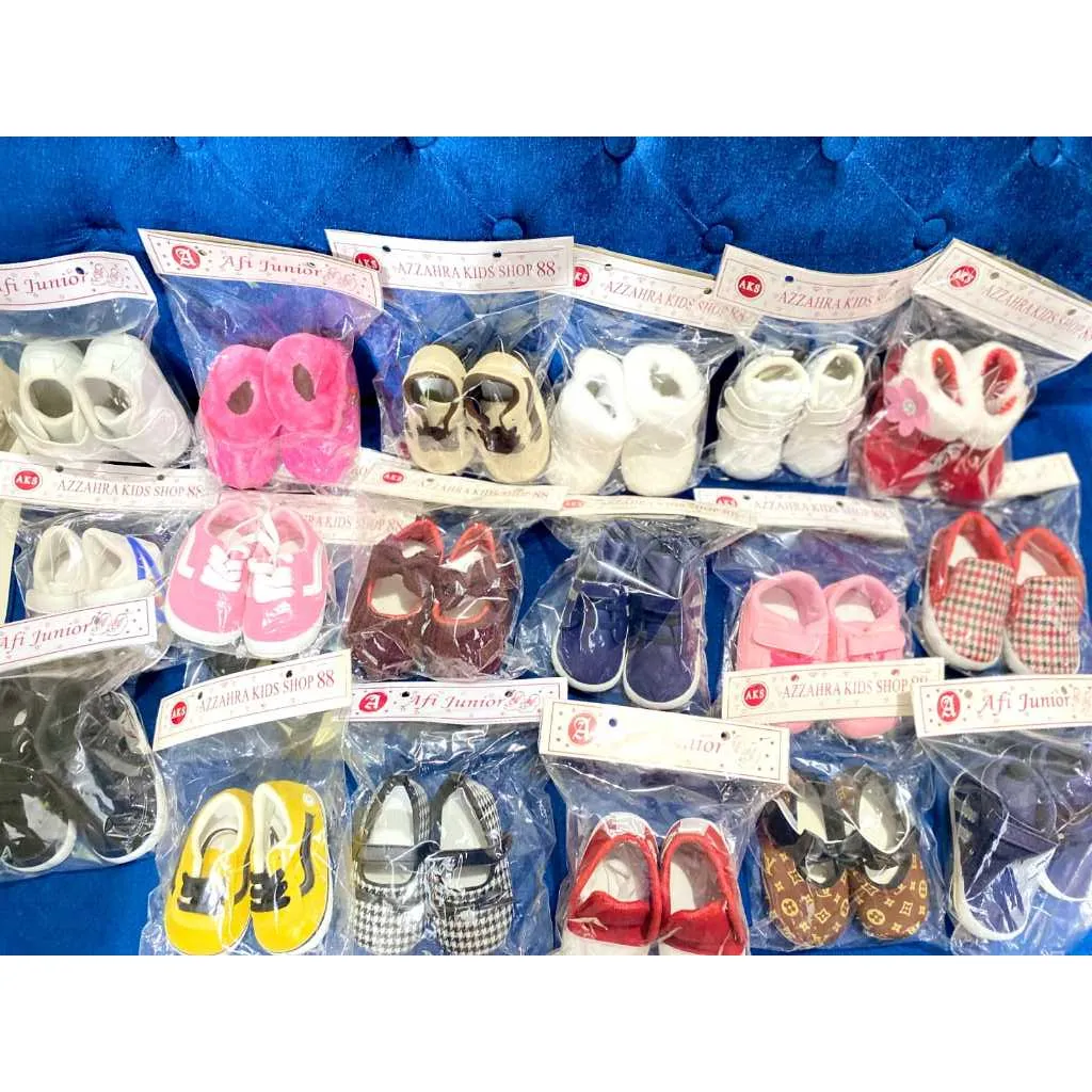 PAKET USAHA 10PCS SEPATU BAYI PREWALKER LOAFERS