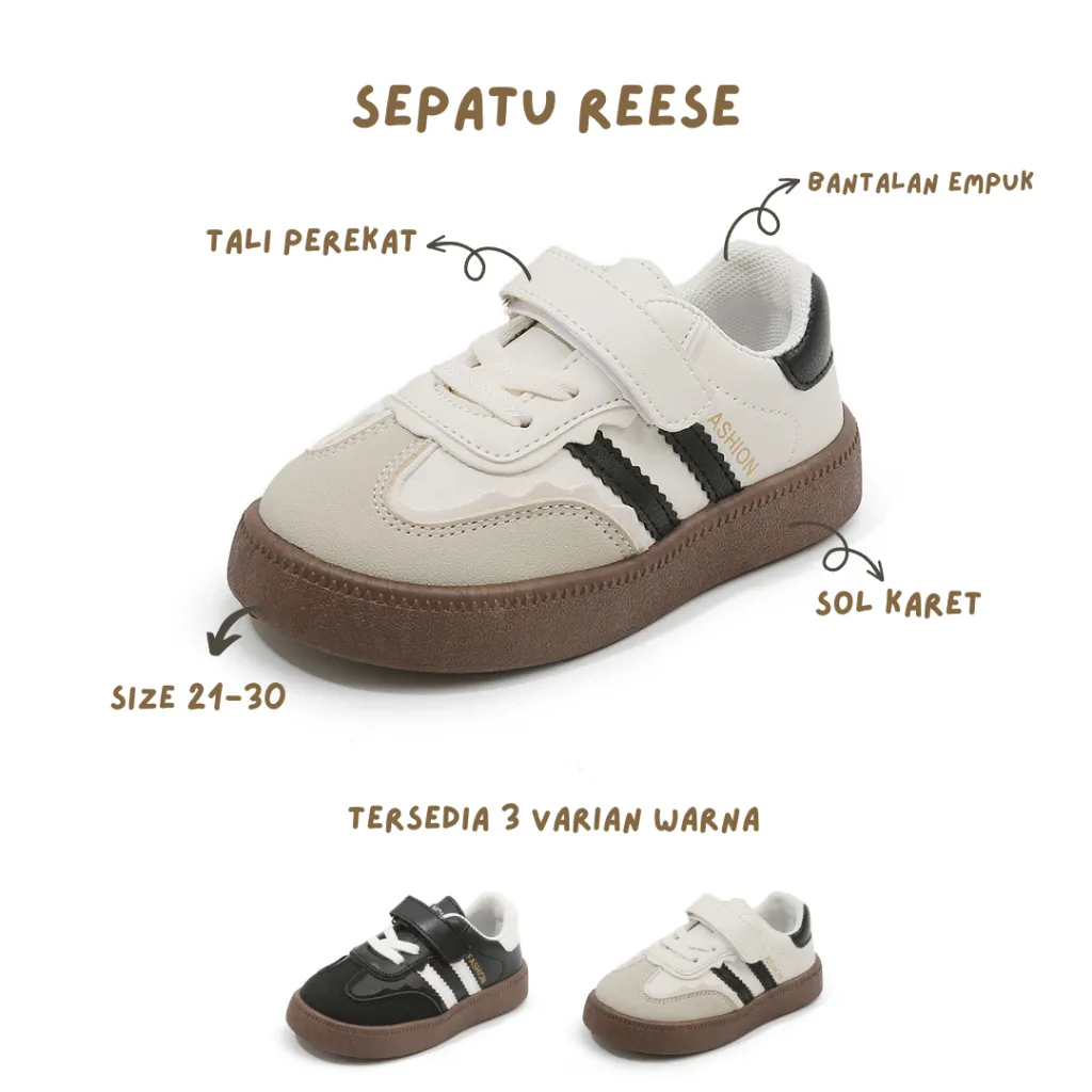 BABYPOTATO - Reese Sepatu Sneakers Anak Bayi Usia 1-5 tahun