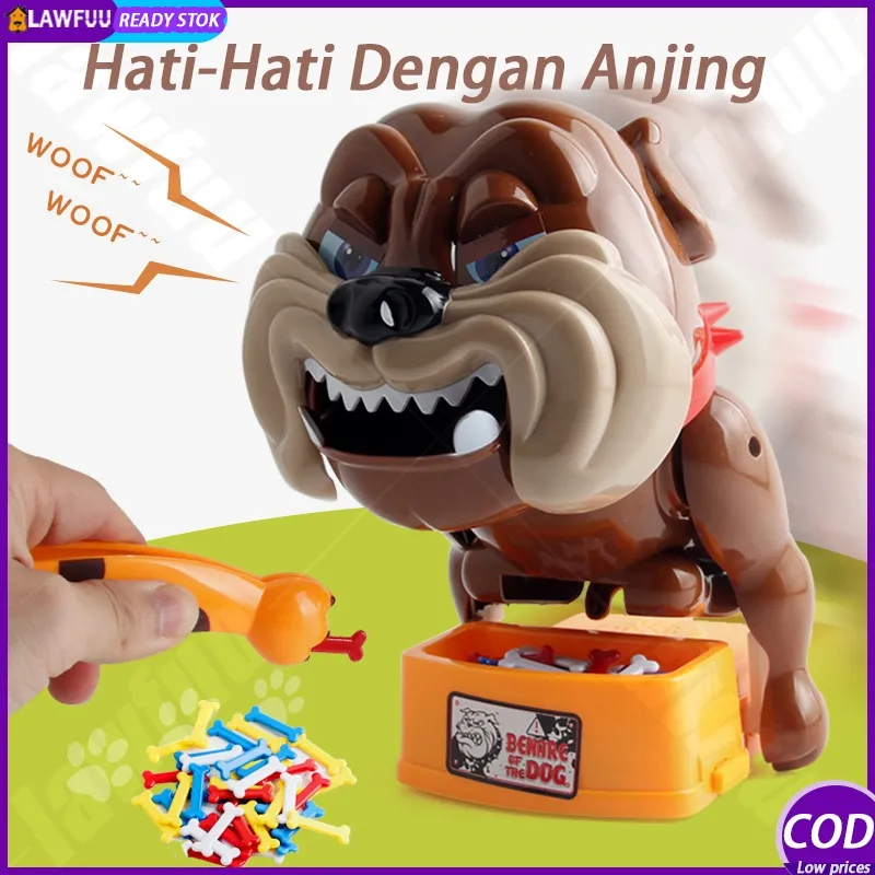 Beware Of Bad Dog Game Mainan Anak-anak Listrik Mainan Mainan Interaktif Keluarga Permainan Meja Mainan Gigitan Anjing Ganas