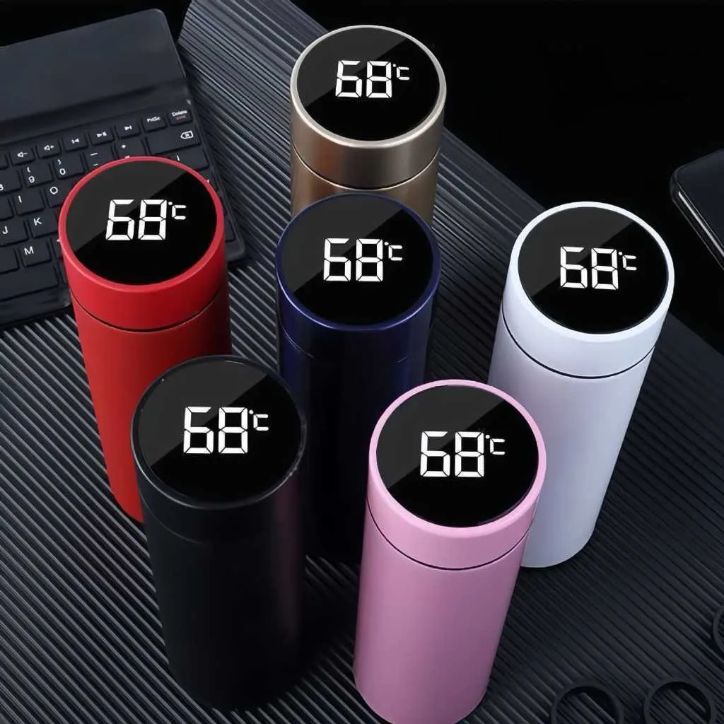 Termos Suhu Temperature / Botol Minum / Smart LED Thermos Tumbler Stainless Steel