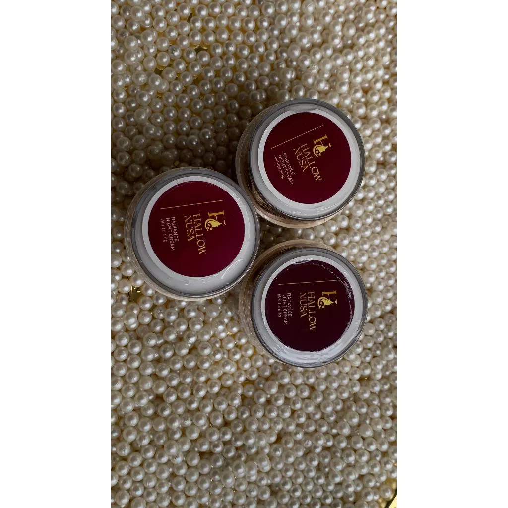 RADIANCE NIGHT CREAM WHITENING by HALLOWNUSA (ISI 3)