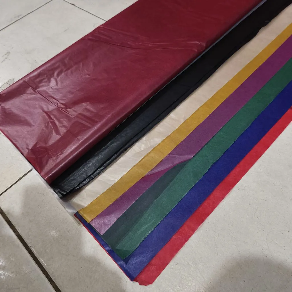 (100 LEMBAR) Kertas Minyak Warna 75 x 100 CM