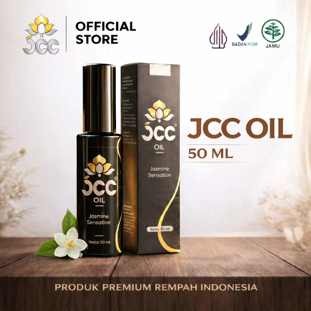 JCC Oil Herbal Premium Aromaterapi | Minyak Balur Hangat untuk Relaksasi & Pegal - 50ml