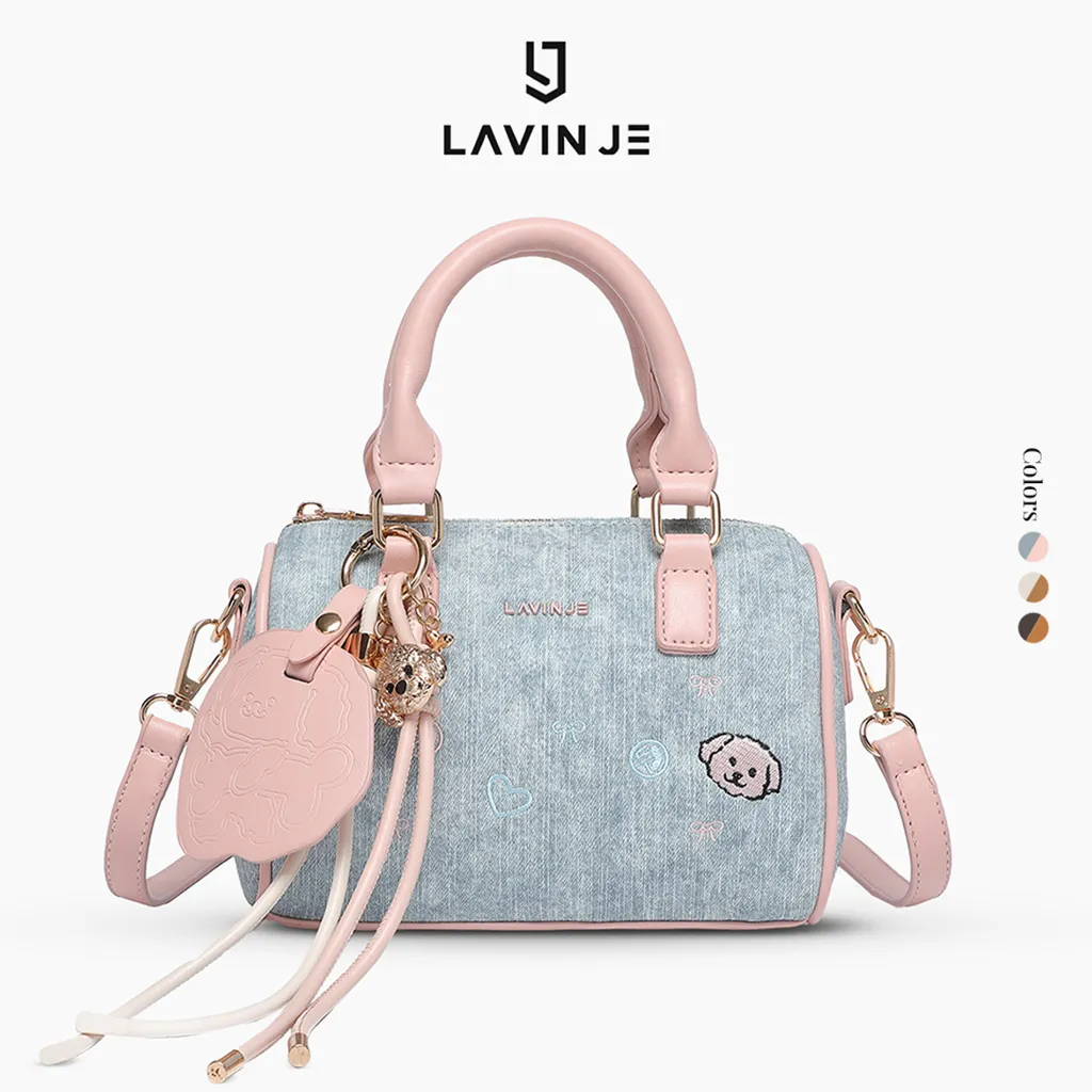 LAVIN JE Tas Fashion Bag Petit Charm Tas Wanita Desain Manis Tas Tangan Wanita Model Trendy Woman's Fashion Hand Bag T1067
