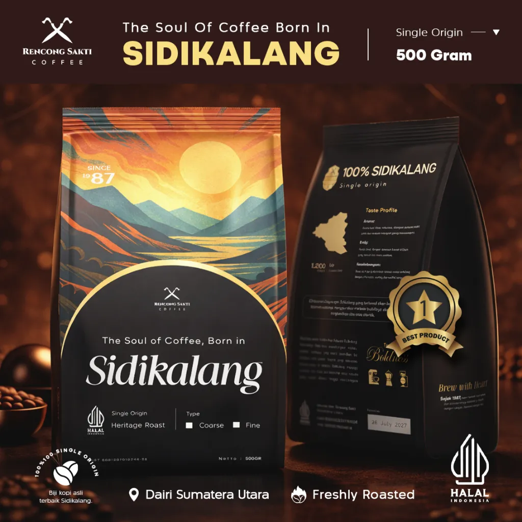 Kopi Sidikalang Spesial Blend Sumatra Coffee | Kopi Saring | Kopi Tubruk | Kopi Hitam | bubuk kopi