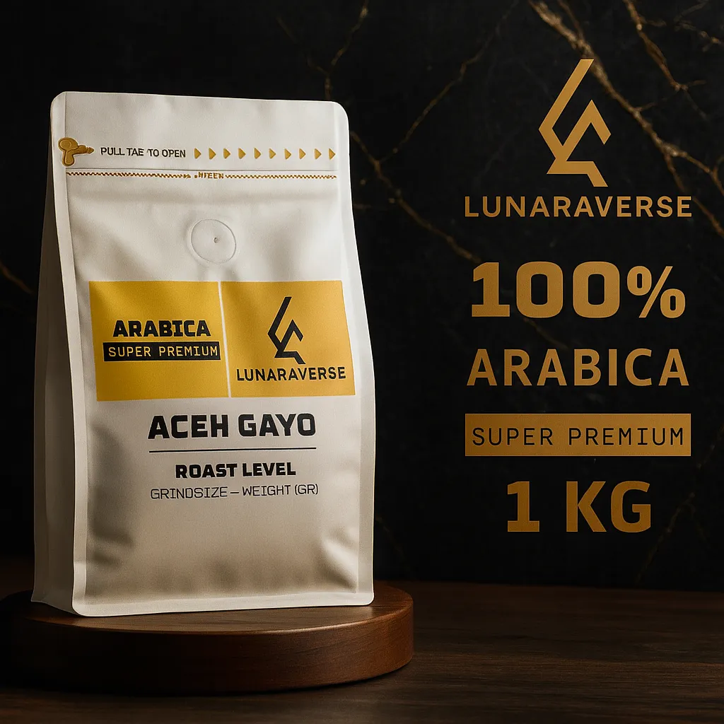 Lunaraverse Biji Kopi Bubuk Arabika Gayo 1kg Super Premium Arabica Coffee Beans Espresso Manual Brew 1 kg