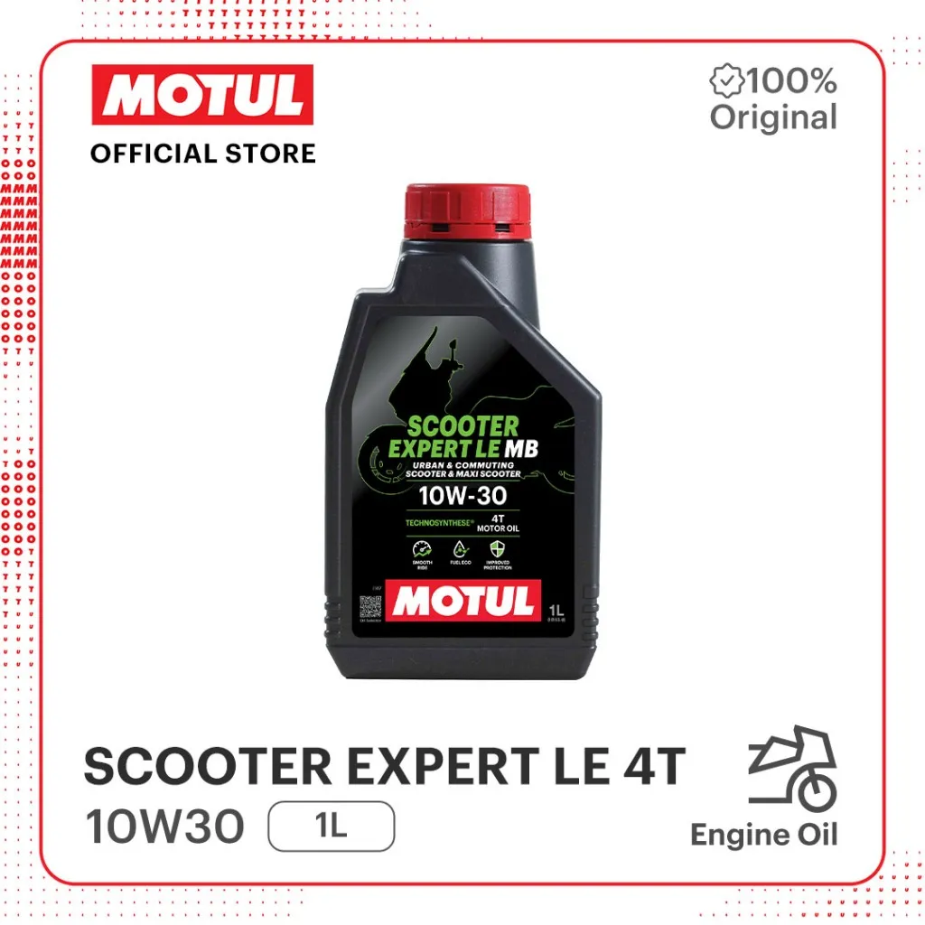 Oli Motor Motul SCOOTER EXPERT LE 4T 10W30 1L