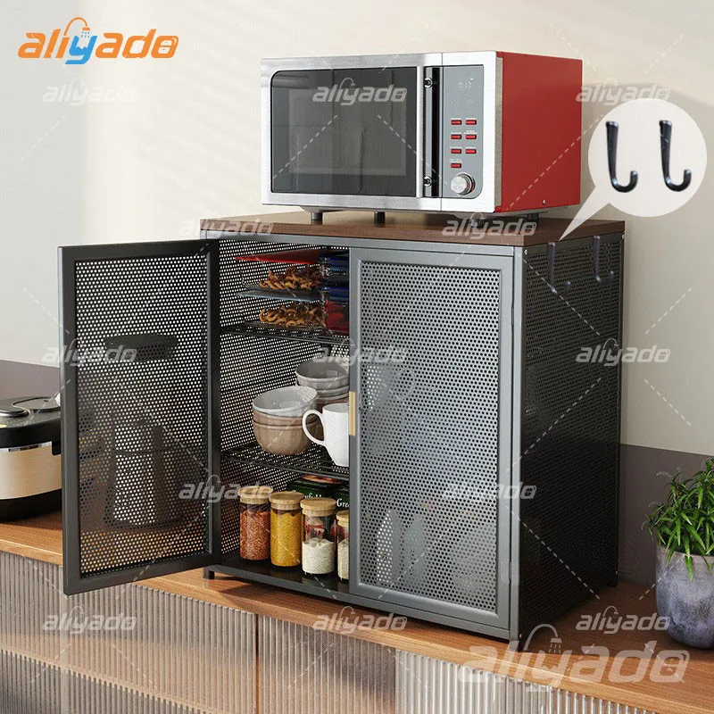 Rak Dapur Multilapis Stainless Steel-Kabinet Piring,Rak Bumbu,Penyimpanan Serbaguna Minimalis Nama