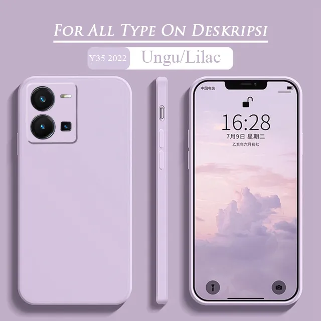 Softcase Macaron Polos VIVO Y35 Y22 Y16 Y02 Y12S Y20 Y20S Y36 Y19 V27 V27E V25 V25E - Softcase Silikon Vivo Y15S T1 Y75 Y21 Y22S Y30 Y50 Y51 2020 - Kesing HP Murah Vivo Y12 Y115 Y17 Y91 Y93 Y95 Y91C - Softcase Proteksi Kamera Vivo Y35 2022 Y22 2022