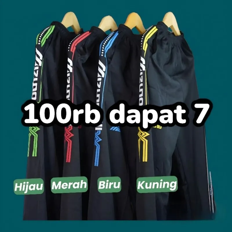 PROMO 100Ribu Dapat 7 PCS Celana Training joger pria dan wanita