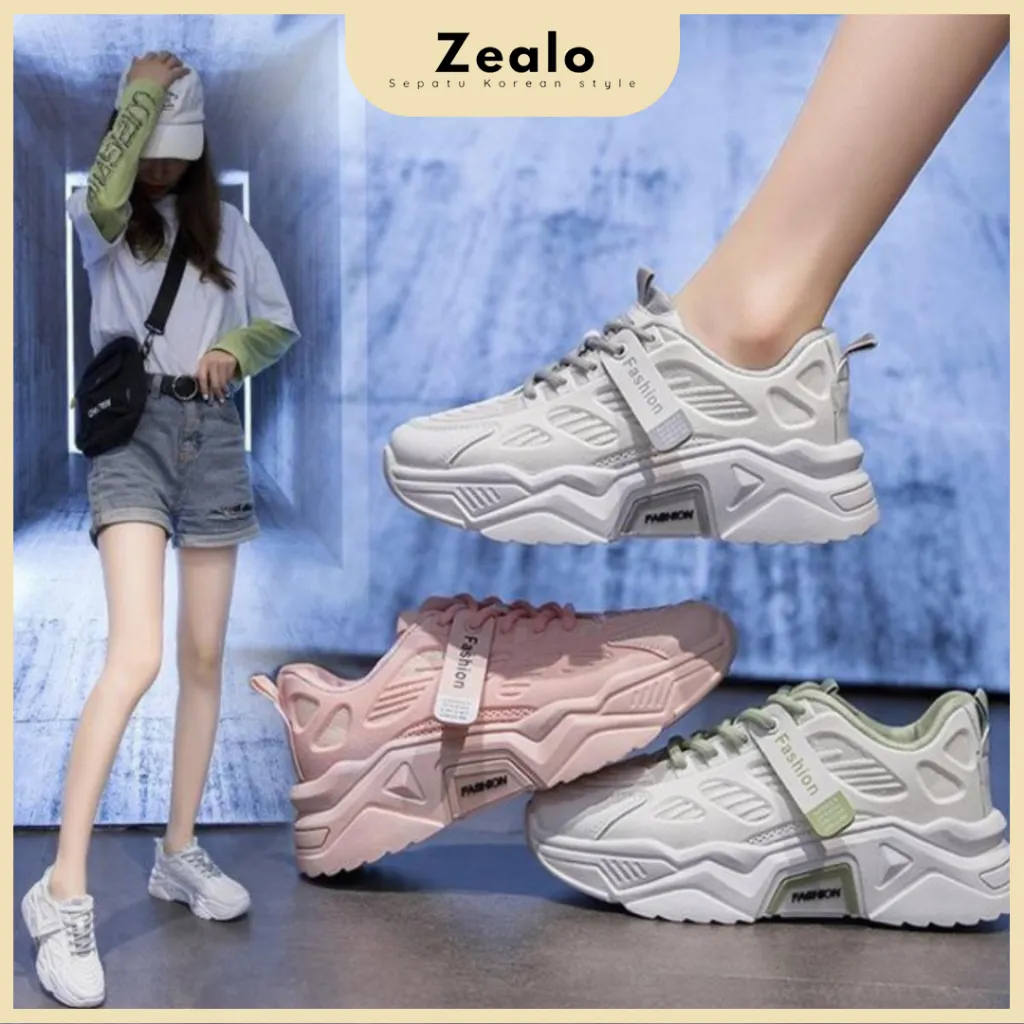 SepatuKorea Sepatu Wanita Sneakers Casual Shoes Fashion Korea Karet Sport Shoes Premium Quality 103
