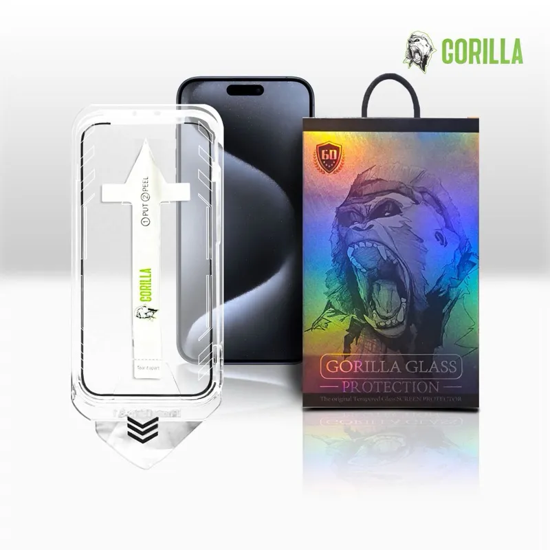 GORILLA - Tempered Glass Full Lem Anti Debu Super Fit Type For Xs 16 Promax