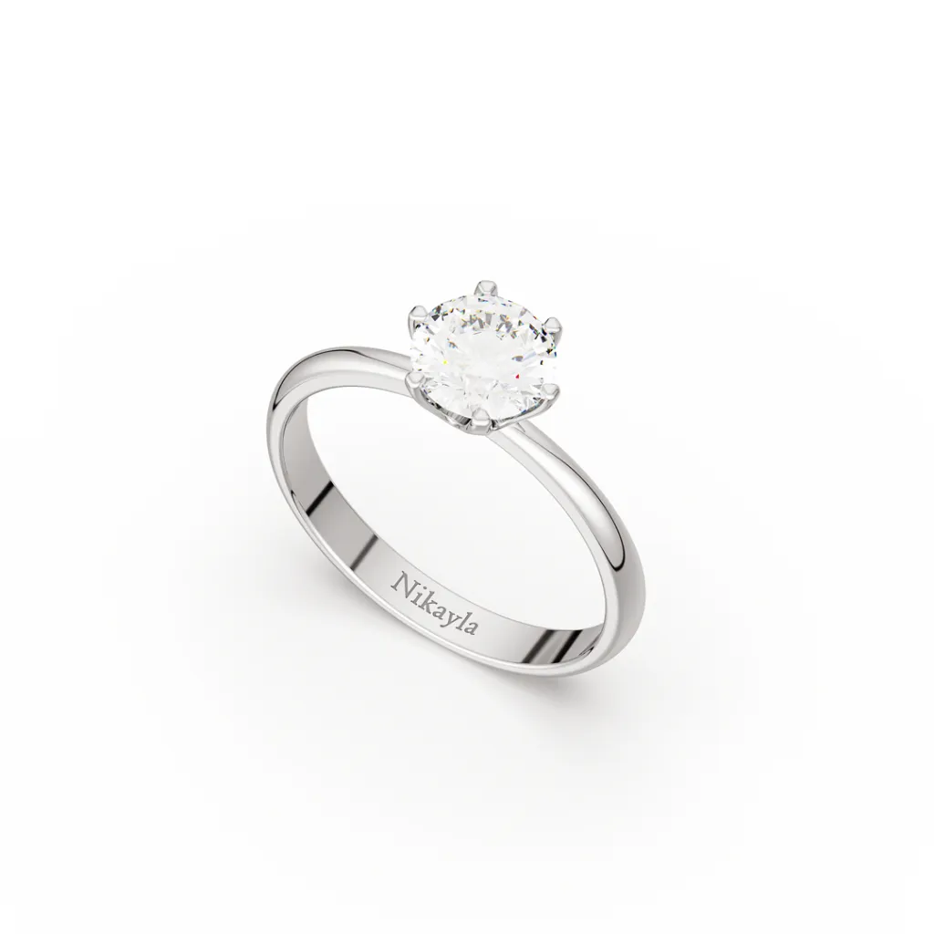 Nikayla Jewelry - Cincin Perak Murni Silver 950 - Single Rings