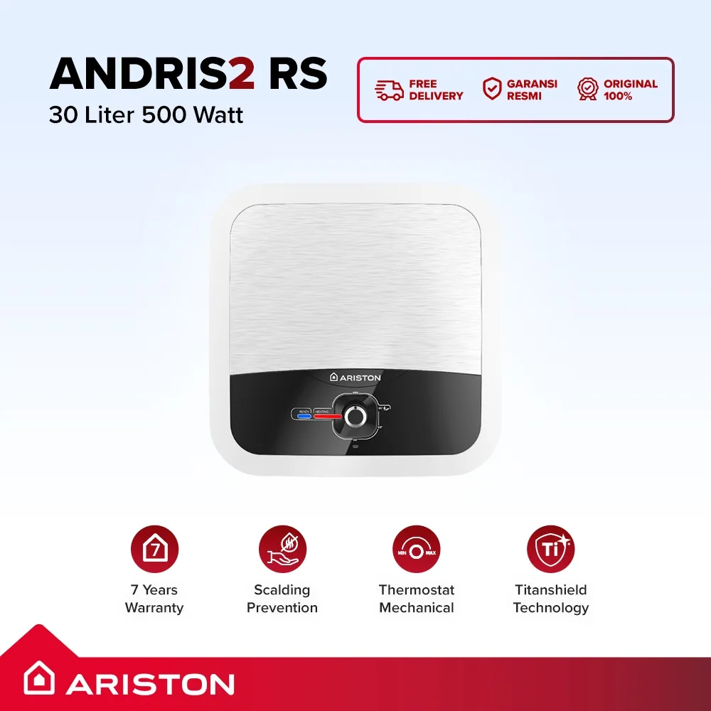 Ariston Water Heater Andris2 RS 30 Liter 500 Watt
