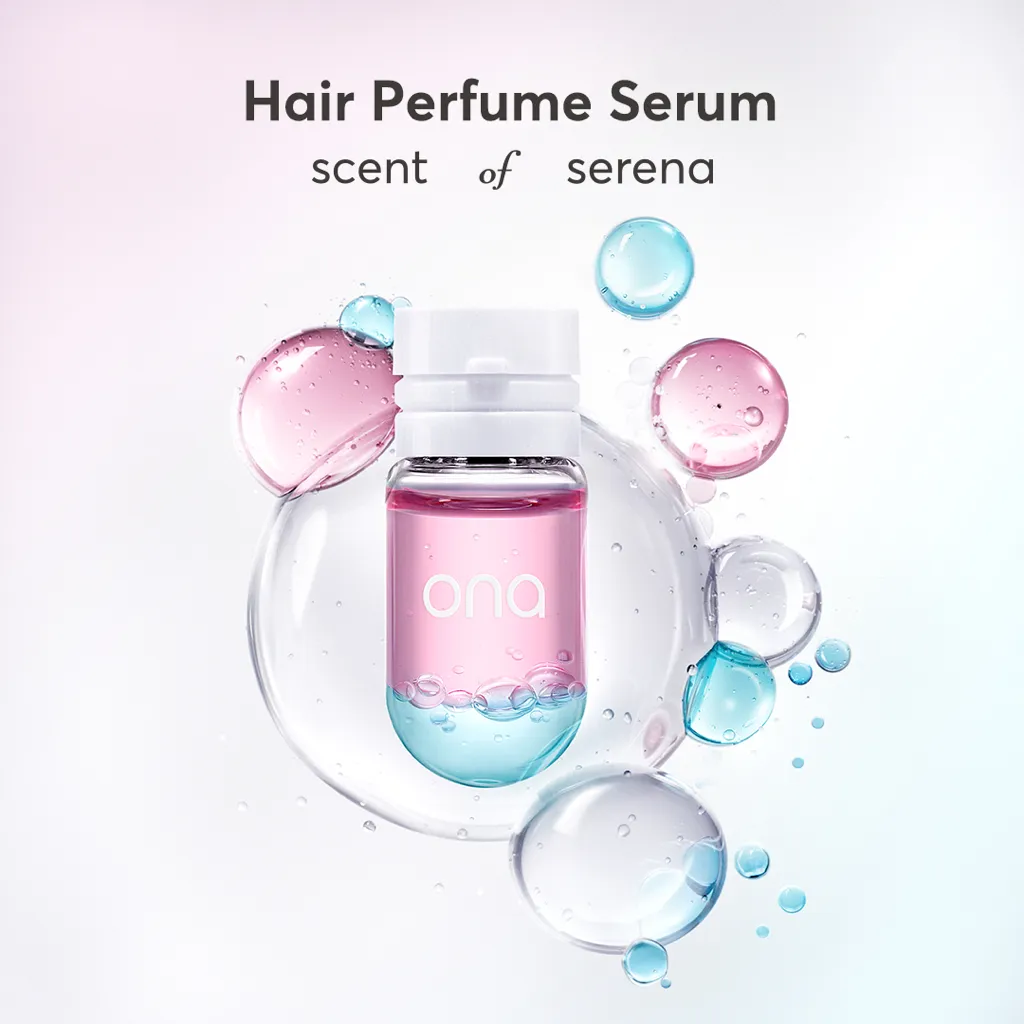 ONA [Scent of Serena] Hair Perfume Serum Parfum Rambut + Serum Rambut 2in1 | Wangi Mewah Tahan Lama | Travel Size