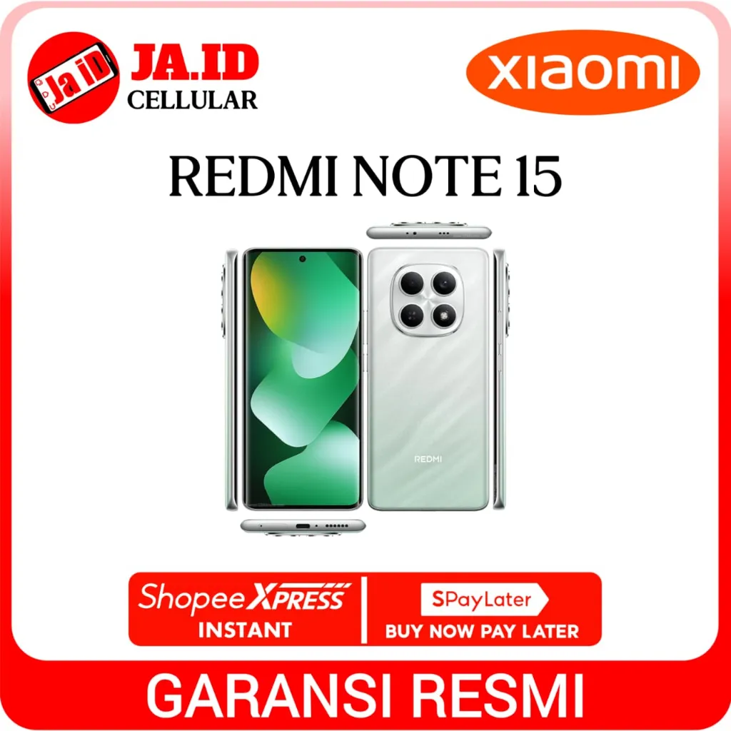 SMARTPHONE XIAOMI REDMI NOTE 15 4G ORIGINAL GARANSI RESMI