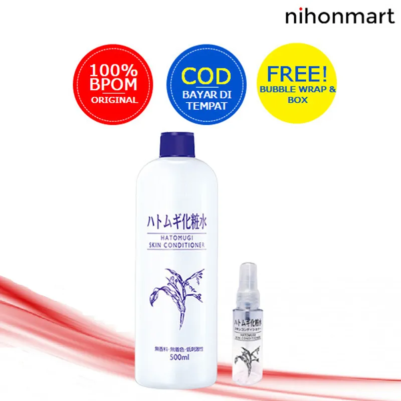 Hatomugi Skin Conditioner 500ml (Free Spray)