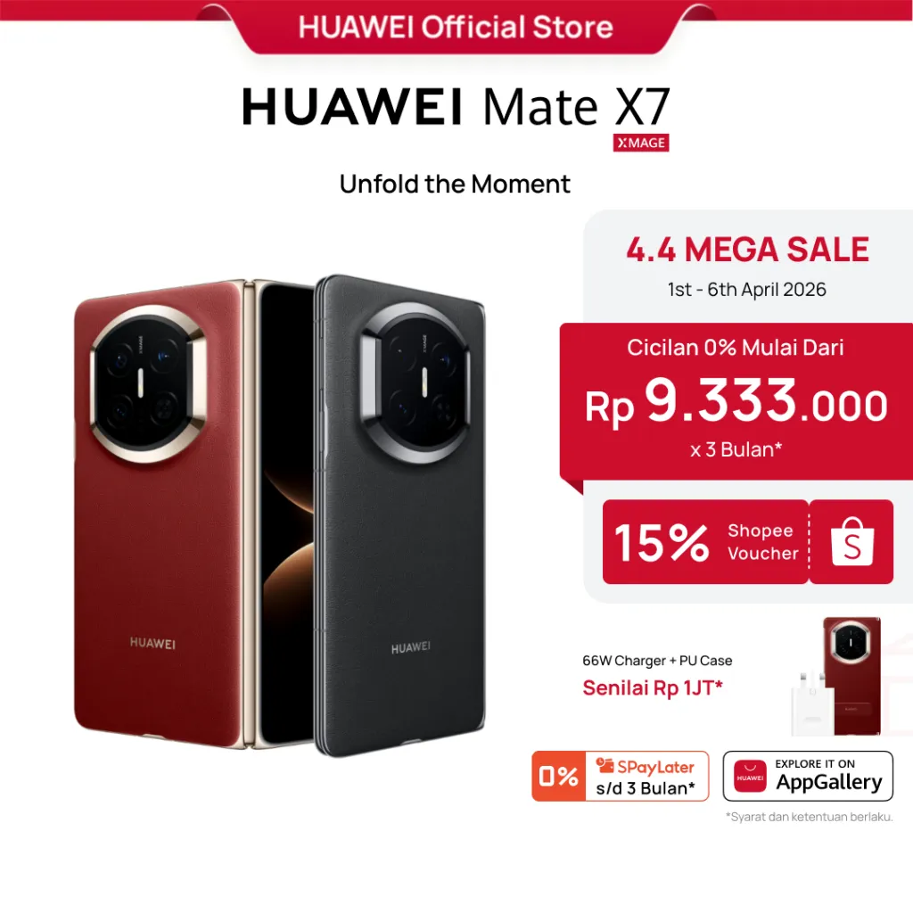 [4.4 | Ready Stock] HUAWEI Mate X7 Smartphone | Ultra Thin and Durable | True-to-Color Camera | Ultra-long Battery Life | Smart AI