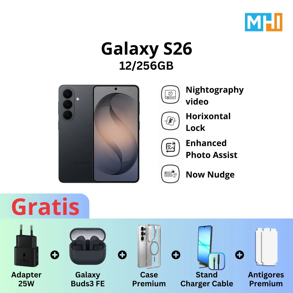 Samsung Galaxy S26 Series S26 Basic S26 Ultra S26 Plus 12/256GB | Smart AI, Original, Garansi SEIN (MHI)