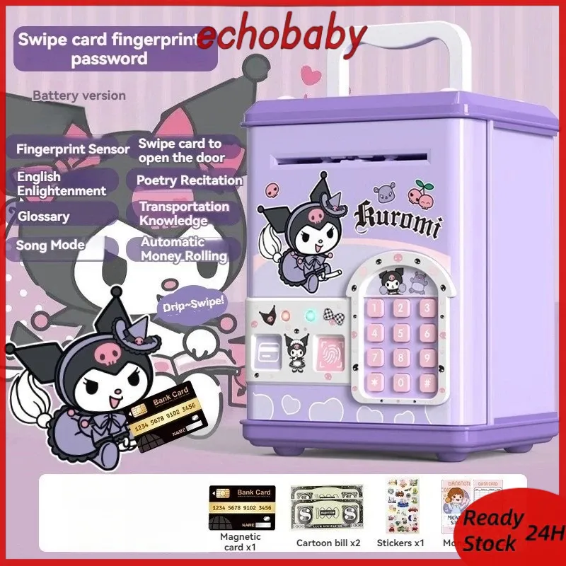 <24H COD>Gesek Sidik Jari Kartu Untuk Membuka Kunci Celengan / ATM Sidik Jari Celengan / Mainan Celengan / Celengan ATM Sidik Jari Money Safe Box / Celengan Fingerprint Safe Brankas / Mainan Tabungan ATM Edukasi Anak