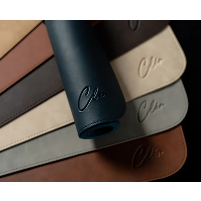 Cler Deskmat Kulit Premium untuk Meja Belajar Meja Kerja Mouse Pad / Leather Desk mat Lux Series
