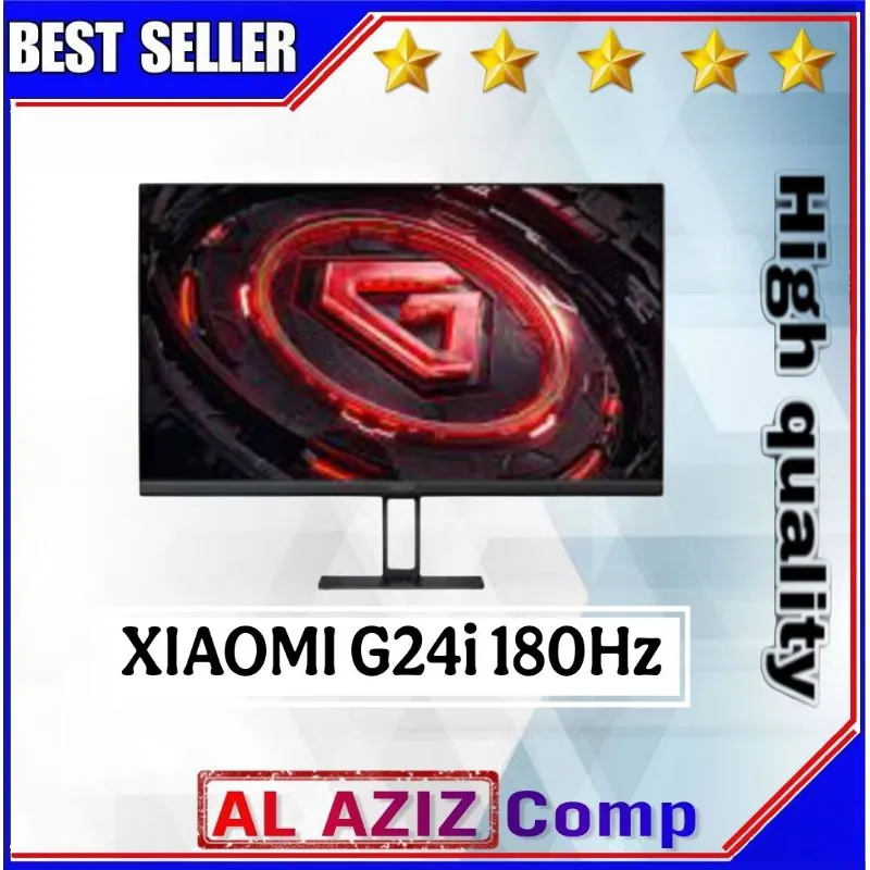 Xiaomi Gaming Monitor G24i 2026 Fast IPS FHD Resolution Faster Refresh Rate 200Hz 1ms GTG Response Time Free-Sync