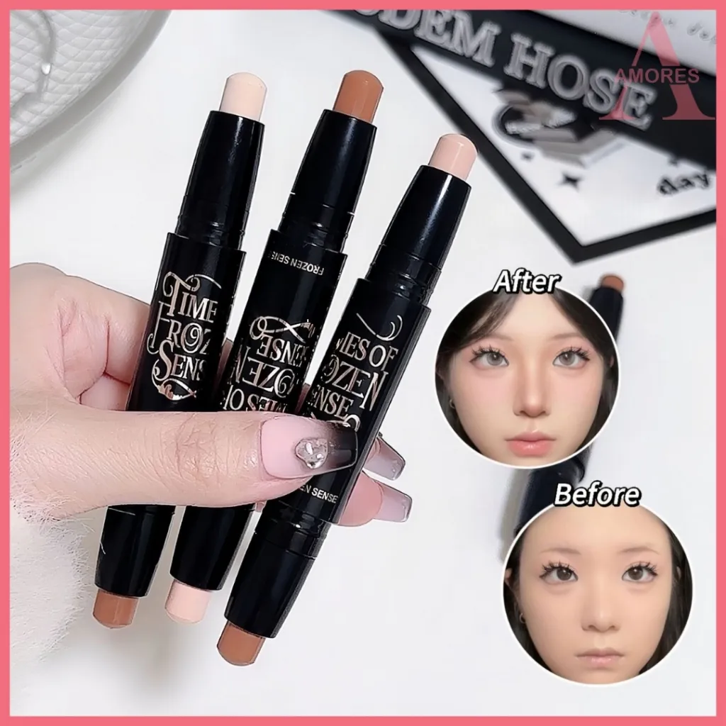 Contour Stick Double-ended 2in1 Makeup Higlighter & Contour Shading Hidung LA105