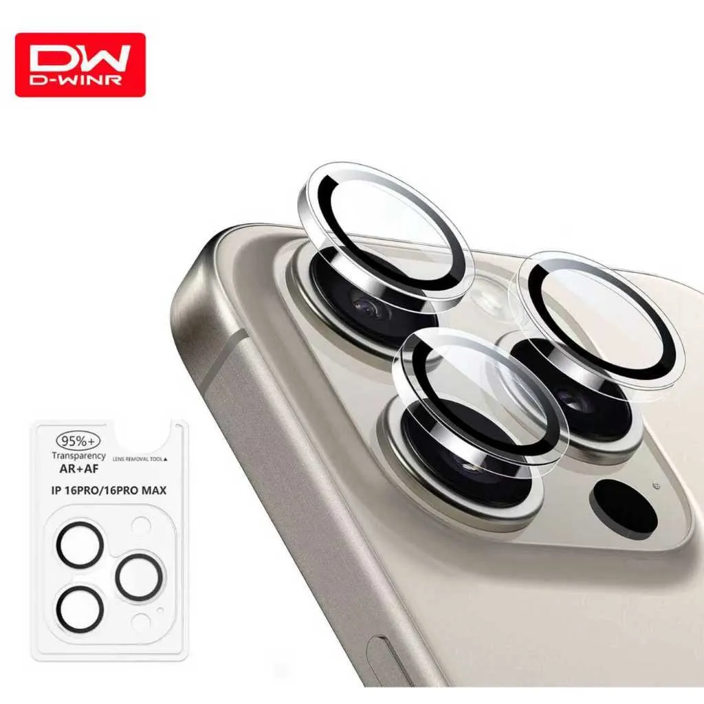 DWINR Camera Protector Ring Easy Camera Lens Clear Transparan Iphone 17 17 Pro Max Air 1 12 13 14 15 16 Pro Max Plus