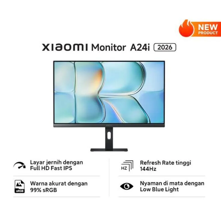 Xiaomi Mi Monitor 24" A24i 2026 FHD 144Hz | G24i 2026 200Hz Garansi Resmi