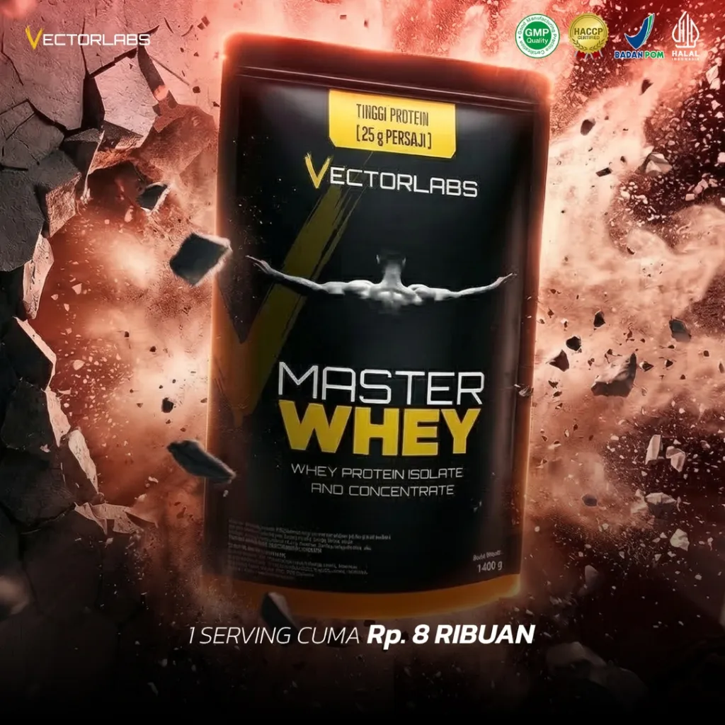 VECTORLABS Master Whey 3 lb - Whey Protein Concentrate - Susu Fitness