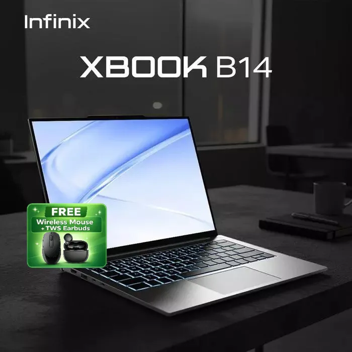 INFINIX XBOOK B14 RYZEN 5 5500U RAM 8GB 256GB W11 14.0WUXGA IPS SILVER