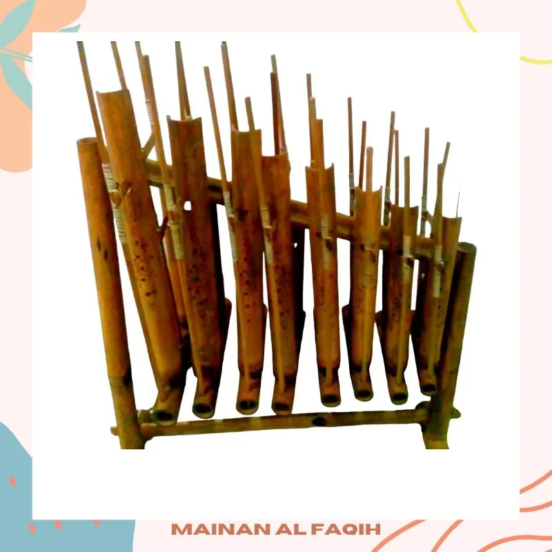 Angklung / Alat Musik Angklung / Angklung 1 Oktaf / Mainan Musik / Mainan Alat Musik Anak / Mainan Edukatif