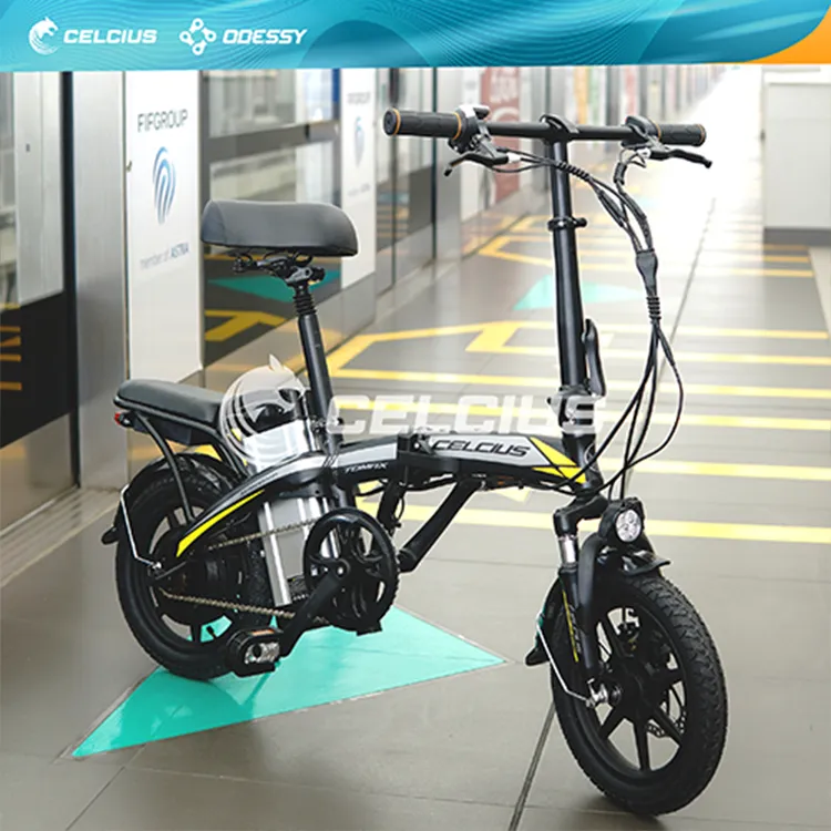 Sepeda Lipat Listrik Elektrik Celcius Tomax 14Inch ( E-Bike ) Garansi
