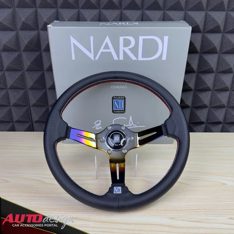 Nardi Stir Racing Mobil Kulit Burntip Blue Titanium Celong Universal