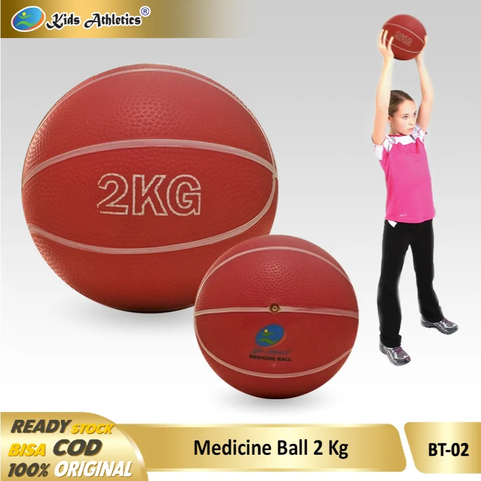 Peluru Penjas Medicine Ball 2Kg KIDS ATHLETICS