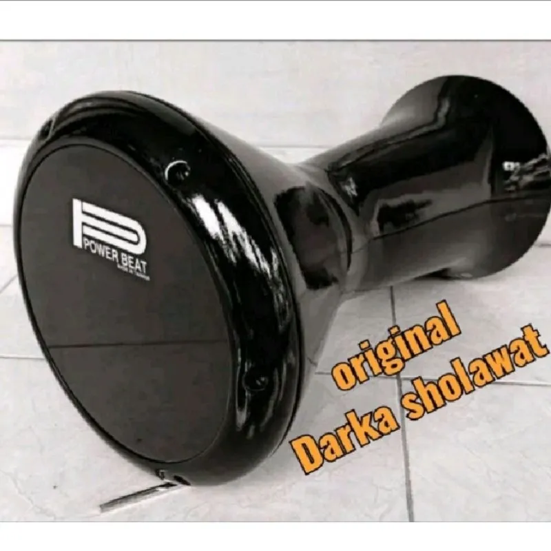 <<DARBUKA>> CALTI 8INC/ HITAM POLOS GILAP +( KUNCI L)>>