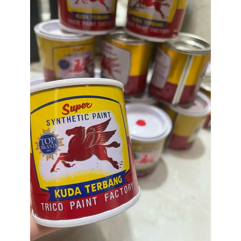 PROMO!!! CAT KUDA TERBANG 0,1L /100ML / CAT MINYAK / CAT SYNTHETIC 1/2 DUCO
