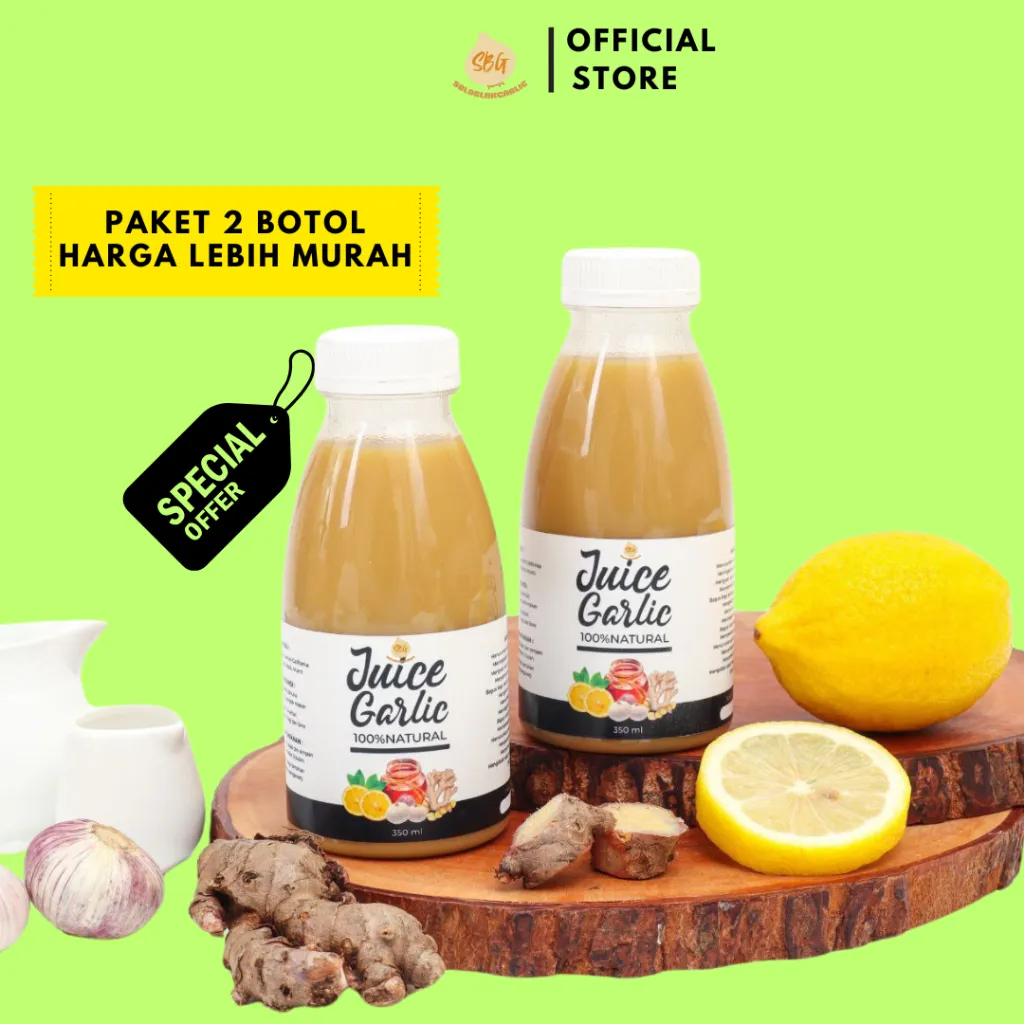 SBG Paket 2 Botol Jus Garlic Bawang Putih Tunggal