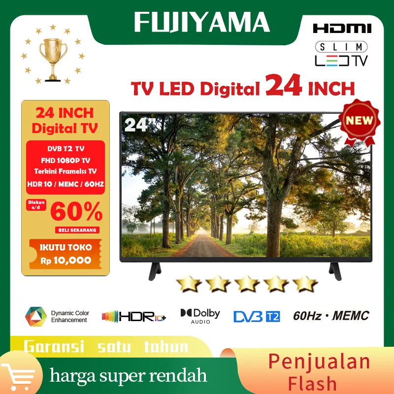 FUJIYAMA TV Digital 19/20/21/22/24/25/27/30/32 inch TV