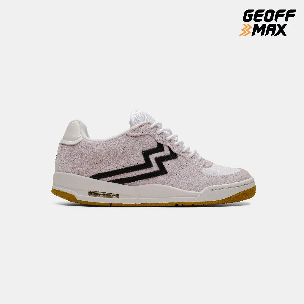 Geoff Max Stance FS All White Skate Shoes | Sepatu Sneakers Casual Pria Wanita Unisex