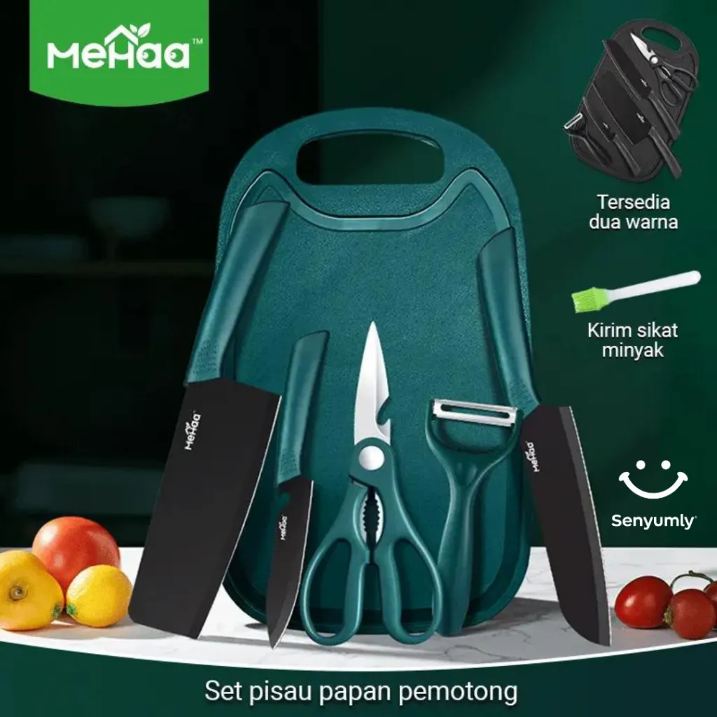 Mehaa Pisau Set Talenan 7in1 Knife Set
