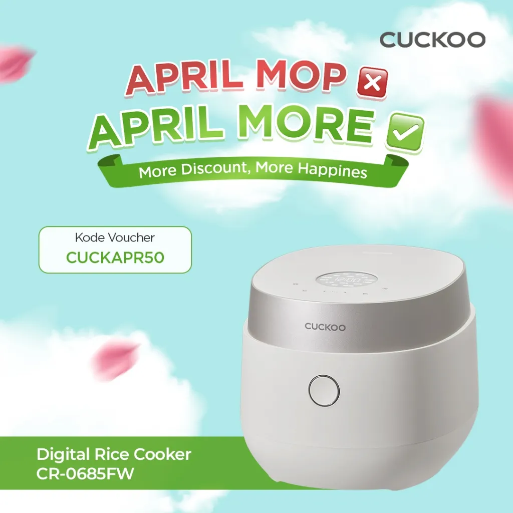 CUCKOO Digital Rice Cooker 1L CR-0685FW Magic Com Penanak Nasi