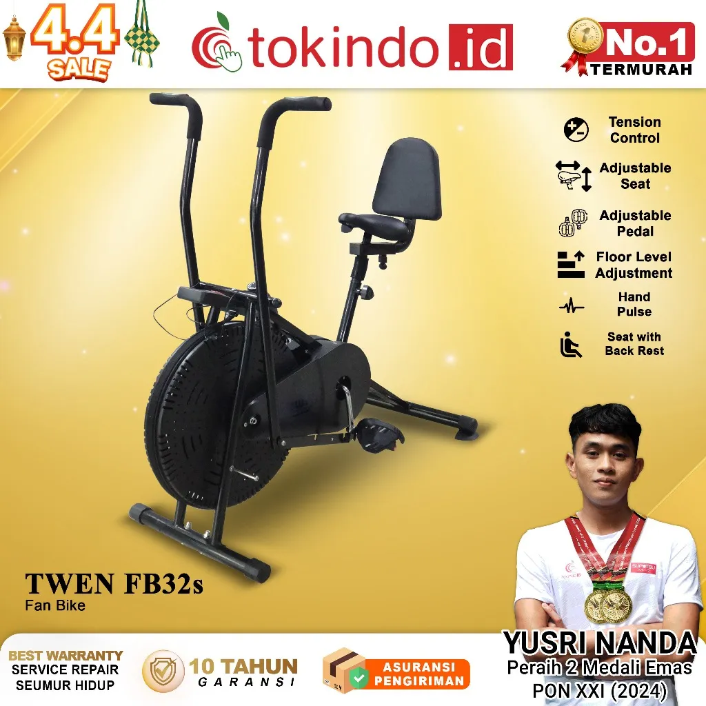 Sepeda Statis Orbitrack Fan Bike TWEN FB31 FB32 FB32s - Platinum Bike Termurah / Alat Olahraga