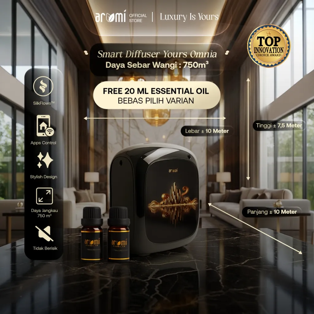Arumi Luxury Smart Diffuser - Yours 500 Omnia - Pengharum Pewangi Ruangan Otomatis