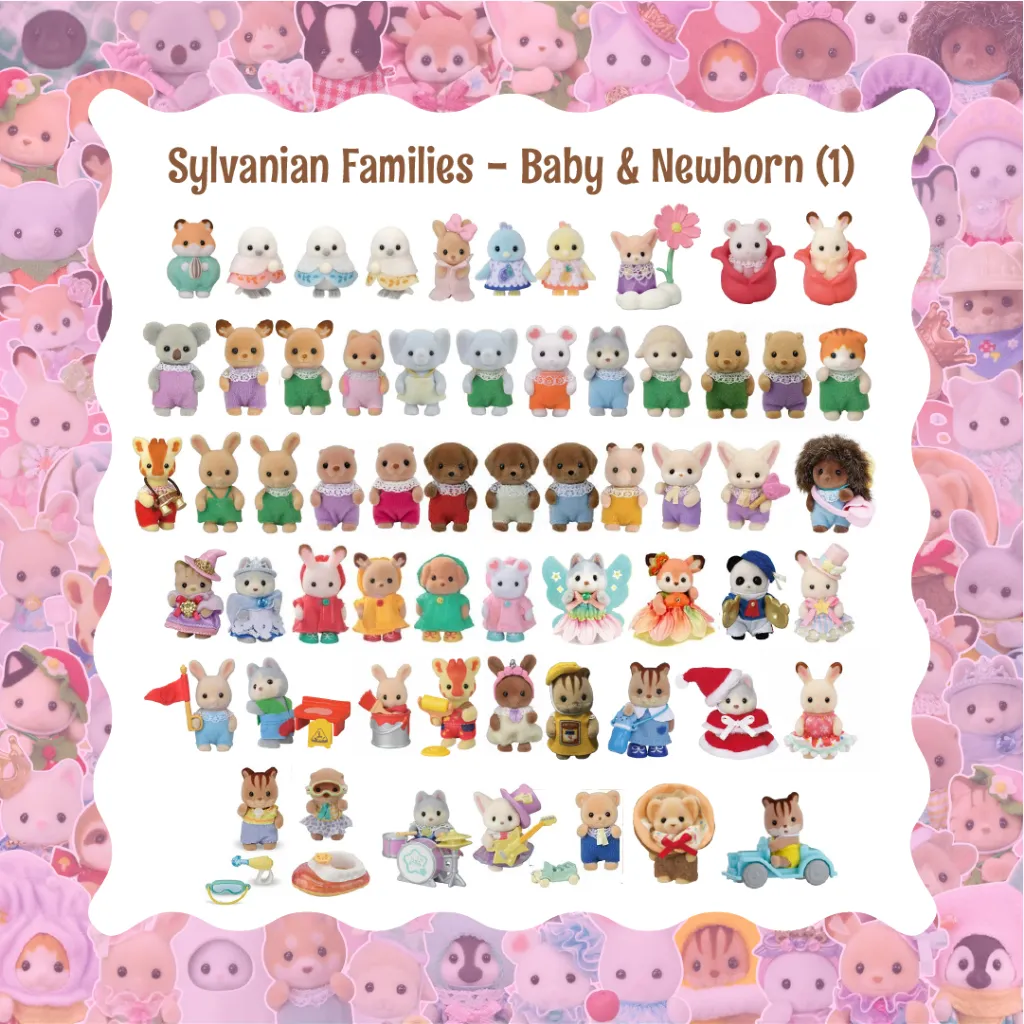 [READY] Sylvanian Families Each Figure Selected Baby Newborn - New / Preloved Item [BACA DESKRIPSI]