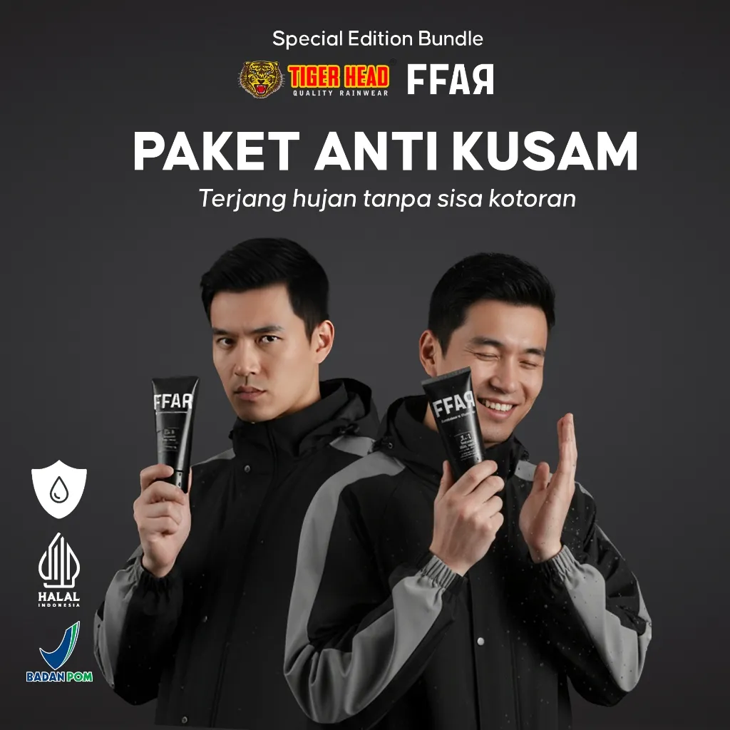 TIGER HEAD SPECIAL BUNDLE x FFAR Jas Hujan Leon Special Edition FFAR