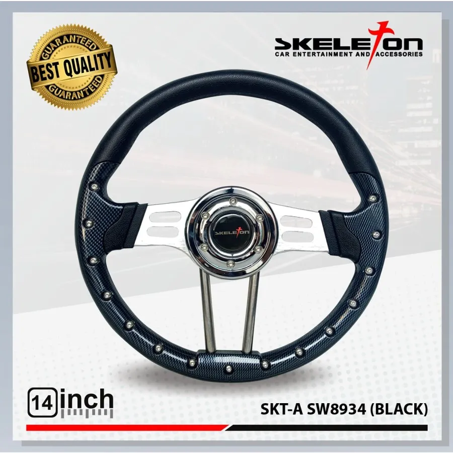 Stir Mobil 14" inch -Steering Wheel Universal - Setir - SKT-A SW8934