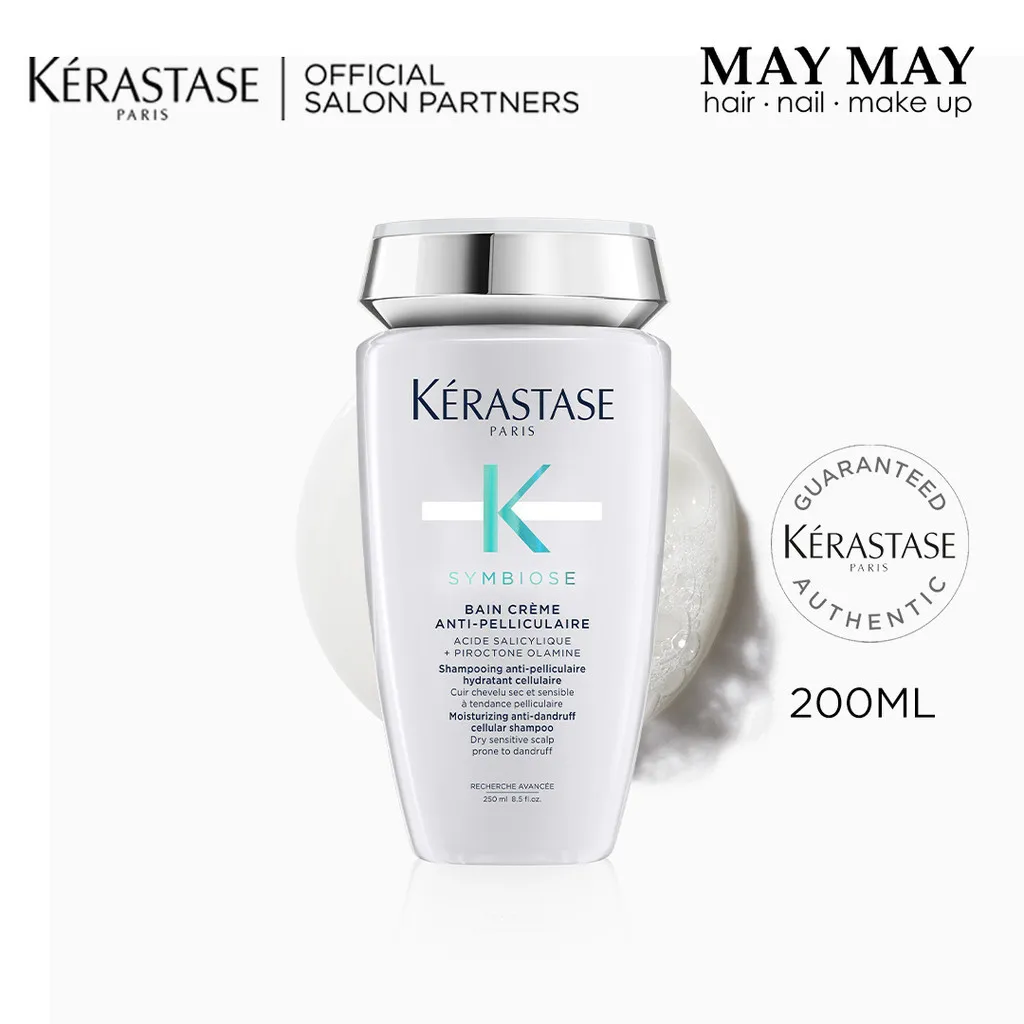 Kerastase Shampoo Anti Ketombe (Kering) Bain Creme Symbiose 250ml