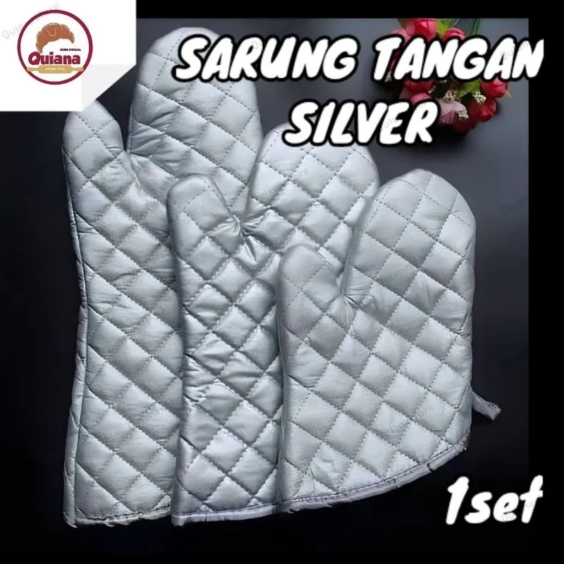 Sarung Tangan Anti Panas | Sarung Tangan Abu-Abu | Oven Hand Glove