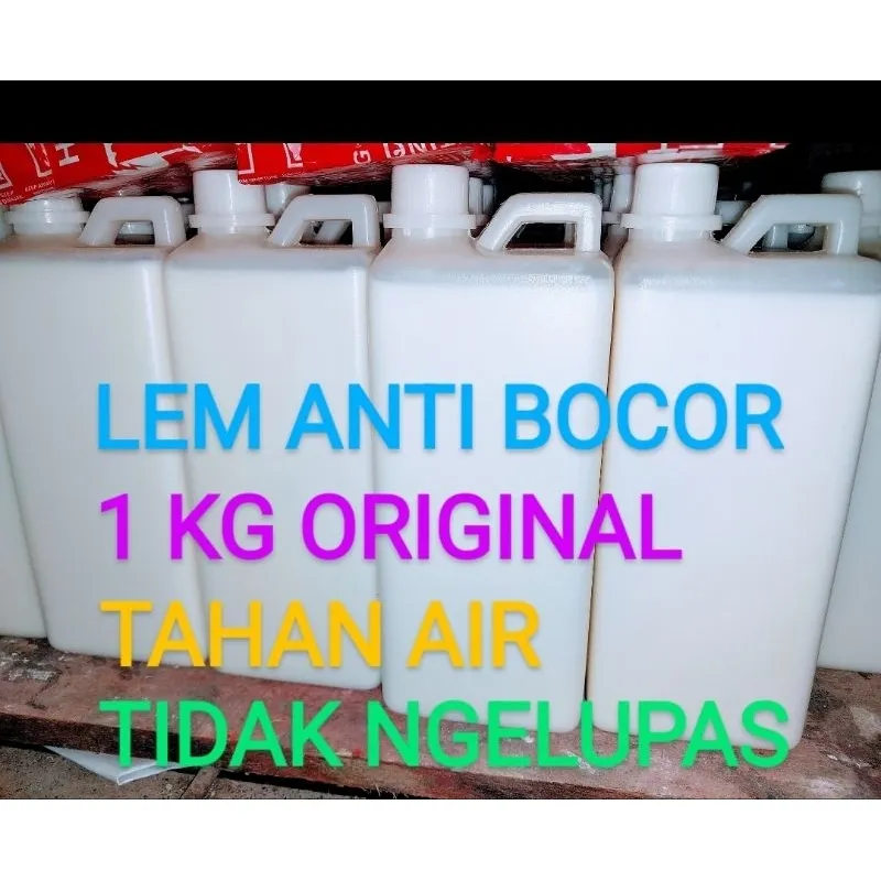 LEM ANTI BOCOR ORIGINAL 1KG DOFF WATERPROOF TIDAK GLOSSY TAHAN AIR